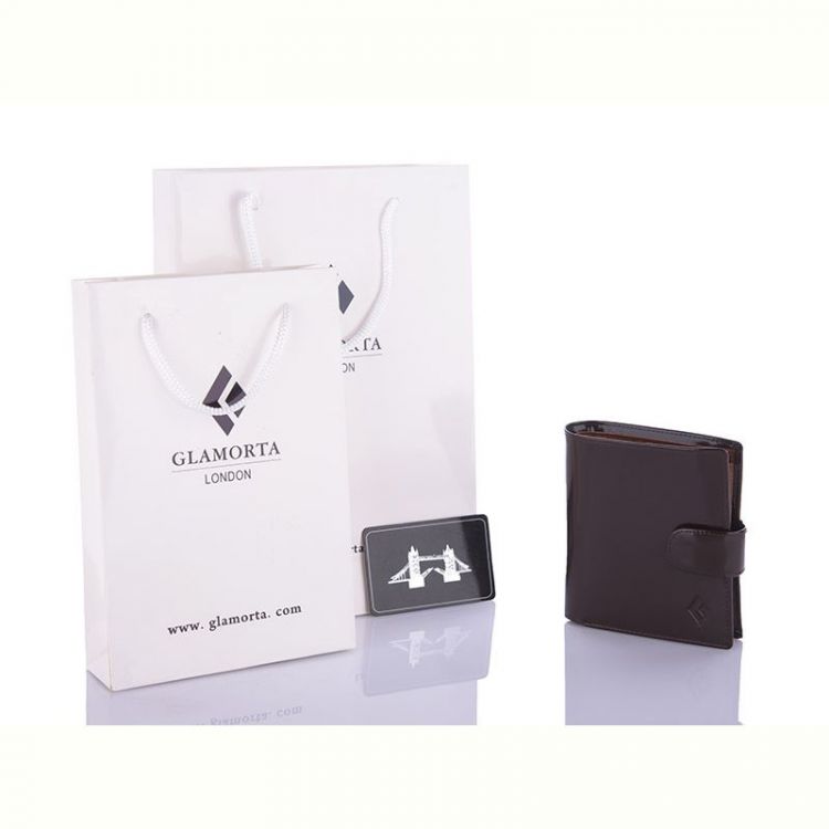 Купить Кошелек Glamorta B070-802 d.brown на obuv-plus.com.ua