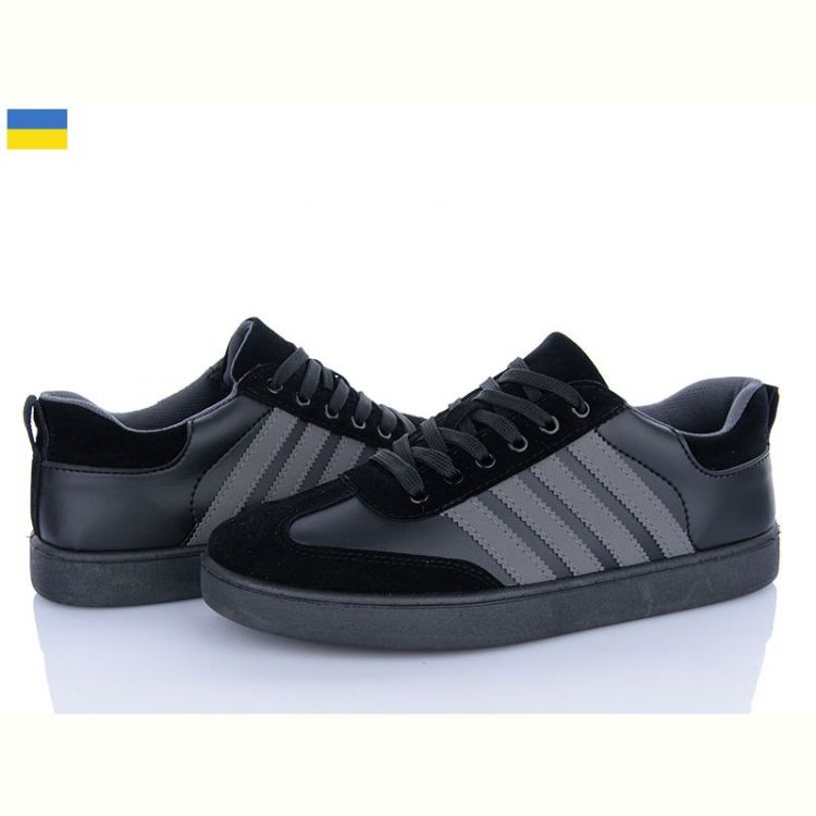 Купить Кеды Lvovbaza B&R 510-1 чорний на obuv-plus.com.ua