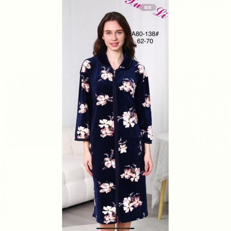 Купить Халат Fili Wear A80-138 navy на obuv-plus.com.ua