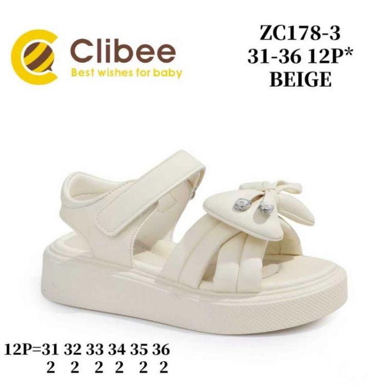 Купить Босоножки Clibee Ap-ZC178-3 Beige на obuv-plus.com.ua