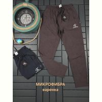 Купить Штаны спорт Hous Of Timur HT316 brown на obuv-plus.com.ua