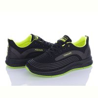 Купить Кроссовки Wonex 197-144 black-green на obuv-plus.com.ua