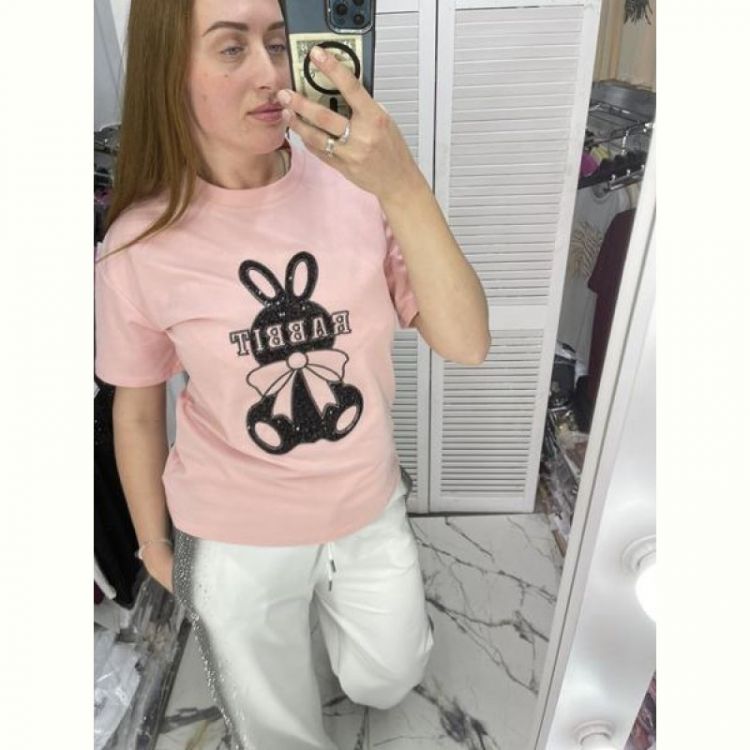 Купить Футболка Karon 8219 pink на obuv-plus.com.ua