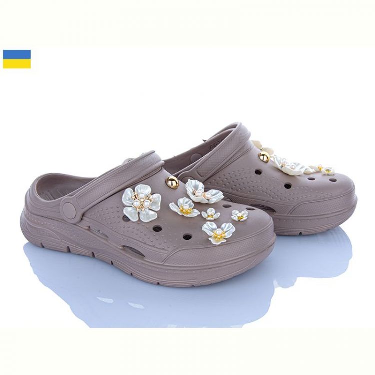 Купить Кроксы Golden Lion 413 капучино на obuv-plus.com.ua