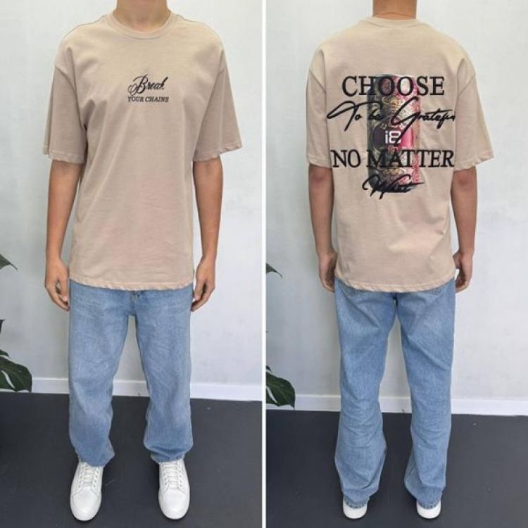 Купить Футболка i8denim 90575 beige на obuv-plus.com.ua