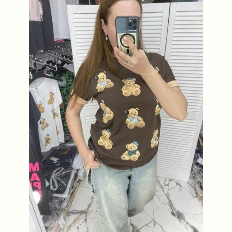 Купить Футболка Karon 7224 brown на obuv-plus.com.ua