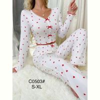 Купить Пижама Brilliant C0503 white-red на obuv-plus.com.ua