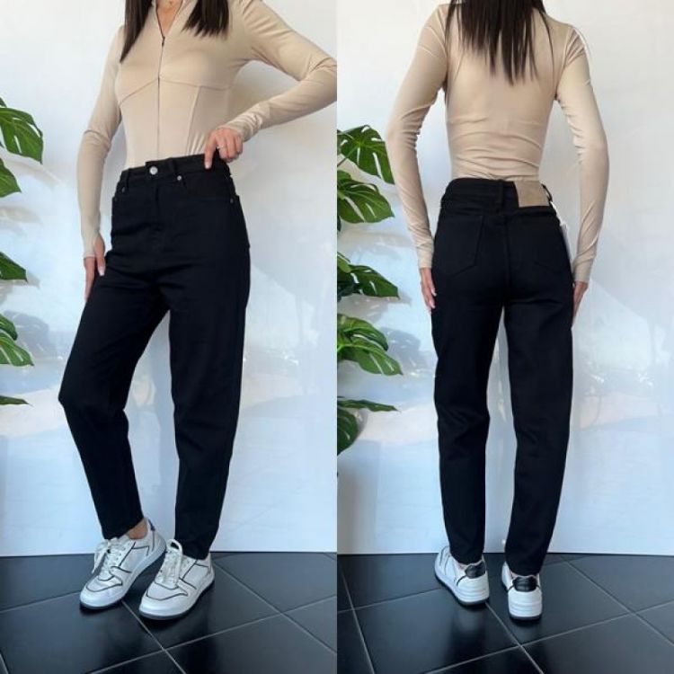 Купить Джинсы i8denim Women TB51 black на obuv-plus.com.ua