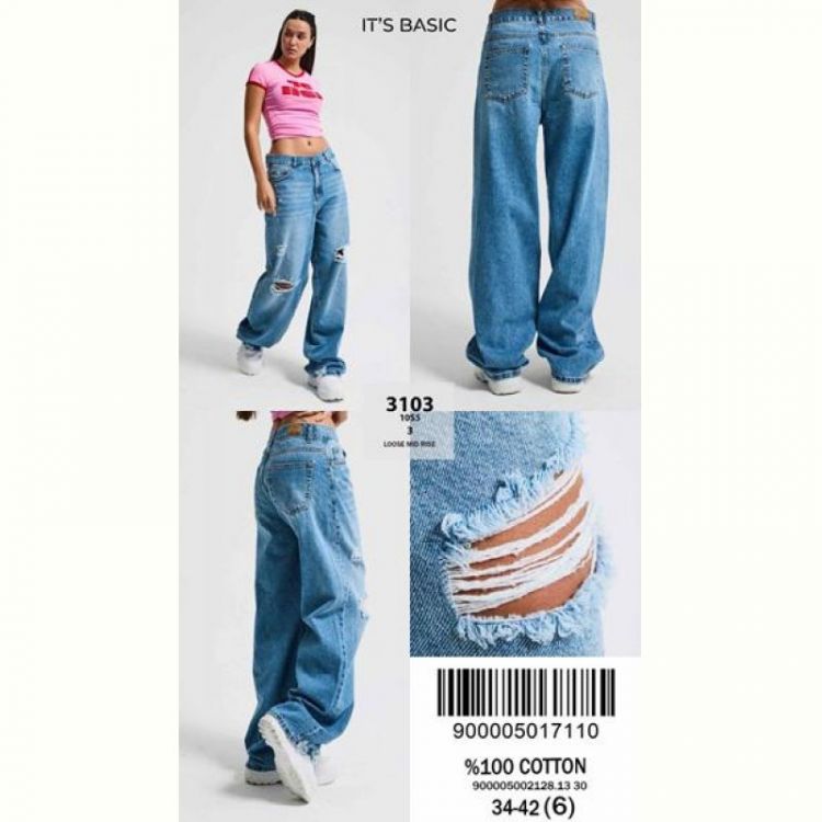 Купить Джинсы Maxim Jeans 3103-3 blue на obuv-plus.com.ua
