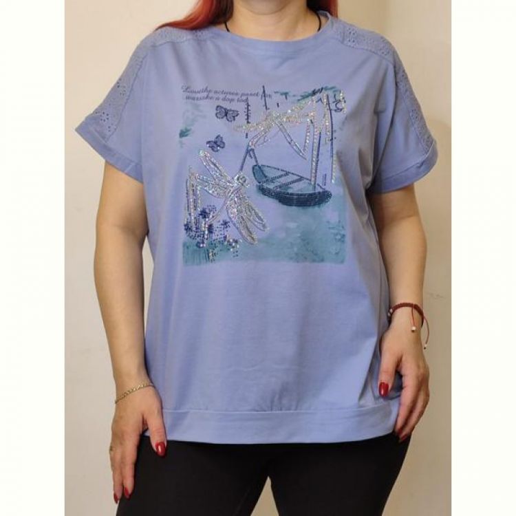 Купить Футболка Kosta KS104 lilac на obuv-plus.com.ua