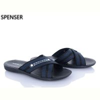 Купить Шлепанцы Spencer 0301 чорний-синій на obuv-plus.com.ua