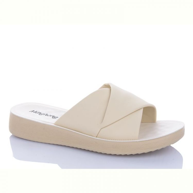 Купить Шлепанцы Minghong 7719 масажка beige на obuv-plus.com.ua