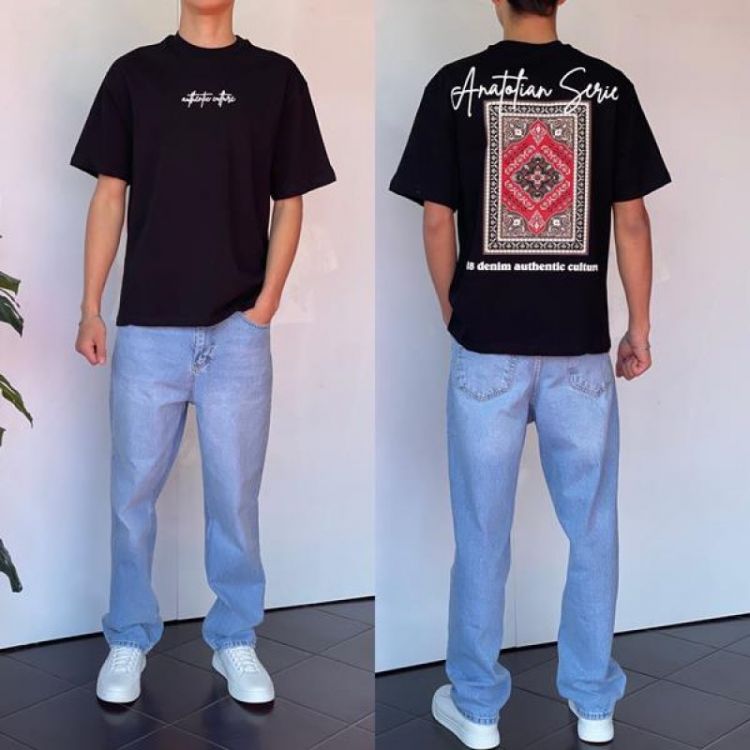 Купить Футболка i8denim 2203 black на obuv-plus.com.ua