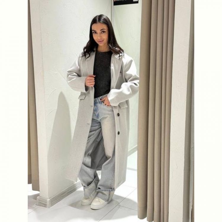 Купить Пальто i8denim Women TB118 l.grey на obuv-plus.com.ua