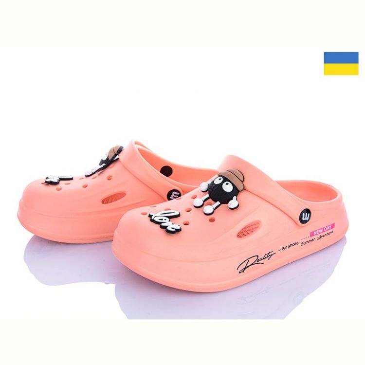 Купить Кроксы Olimp 108 персиковий на obuv-plus.com.ua