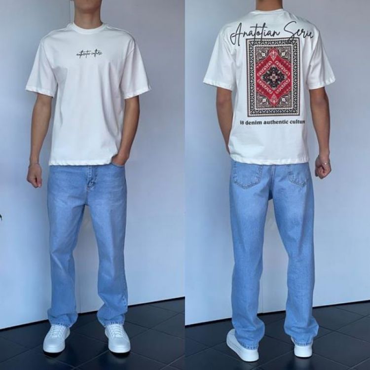 Купить Футболка i8denim 2202 white на obuv-plus.com.ua