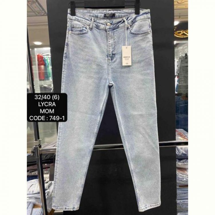 Купить Джинсы Maxim Jeans 749-1 l.blue на obuv-plus.com.ua