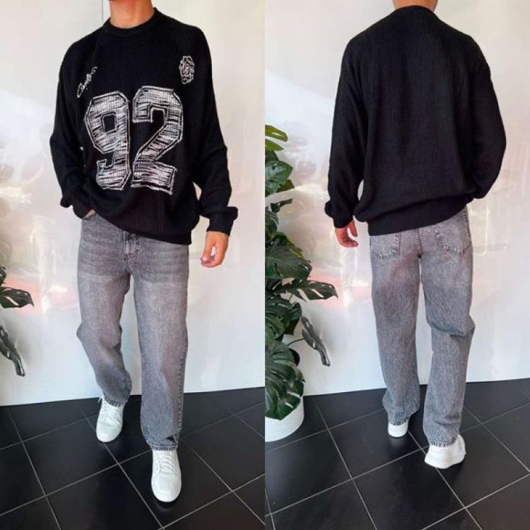 Купить Свитер i8denim 2378 black на obuv-plus.com.ua