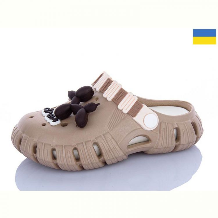 Купить Кроксы Gipanis Гіпаніс Д012 мокко на obuv-plus.com.ua
