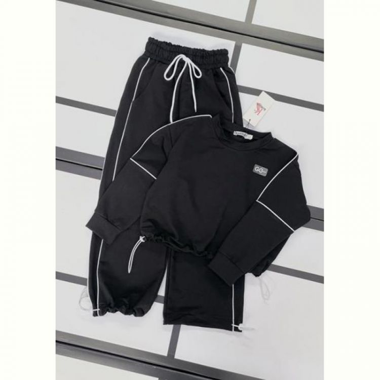 Купить Костюм спорт Kosmy 393 black на obuv-plus.com.ua