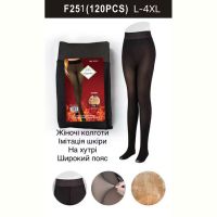 Купить Колготы ALIA F251-1 black мех на obuv-plus.com.ua