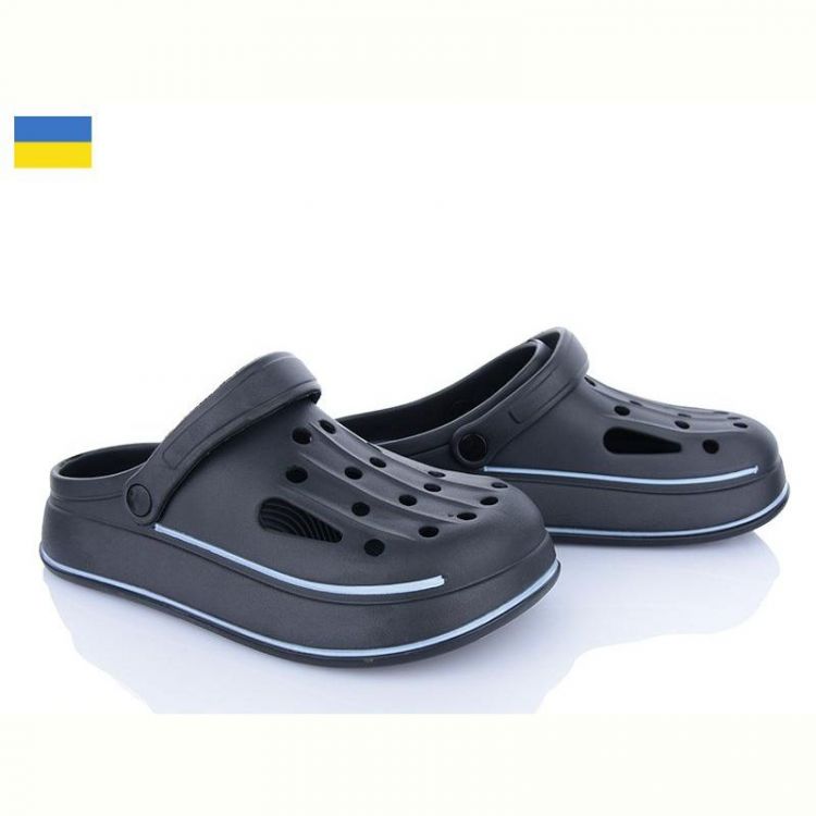 Купить Кроксы Golden Lion E252 чорний на obuv-plus.com.ua