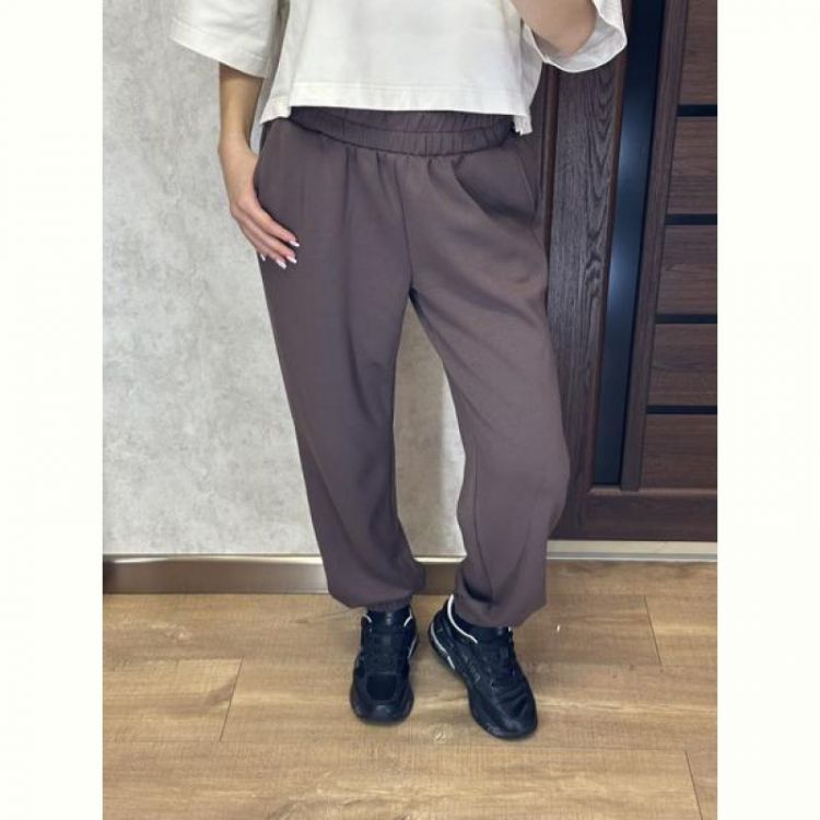Купить Штаны спорт Valentina 211 brown на obuv-plus.com.ua