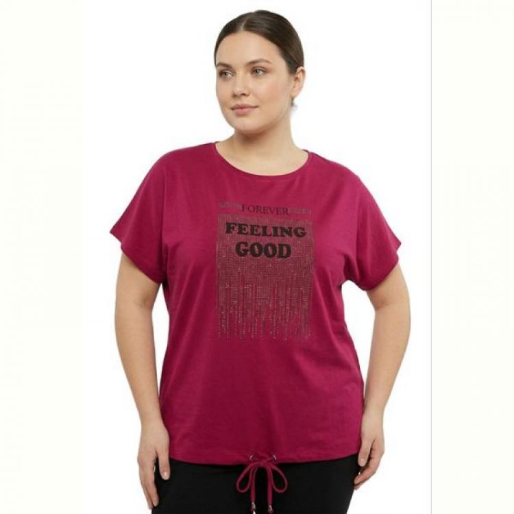 Купить Футболка FSN 2757 wine на obuv-plus.com.ua