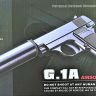 Купить G1A Страйкбольний пістолет COLT25 із глушником метал чорний на obuv-plus.com.ua