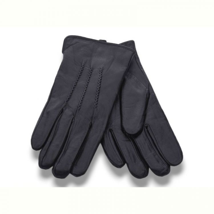 Купить Перчатки КОРОЛЕВА 0539 шкіра black на obuv-plus.com.ua