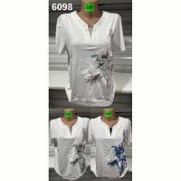 Купить Футболка Gertie 6098 white-beige на obuv-plus.com.ua