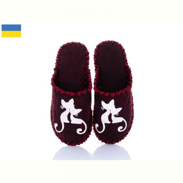 Купить Тапочки Vends 217W бордовий на obuv-plus.com.ua
