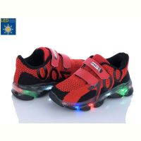 Купить Кроссовки Fzd LC019-12 red-black LED на obuv-plus.com.ua
