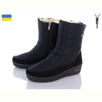 Купить Дутики Paolla 3010 чорний на obuv-plus.com.ua