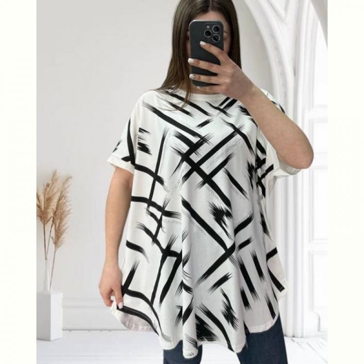 Купить Футболка Elena&Vika 25008 white на obuv-plus.com.ua