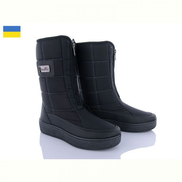 Купить Дутики Paolla 228 чорний на obuv-plus.com.ua