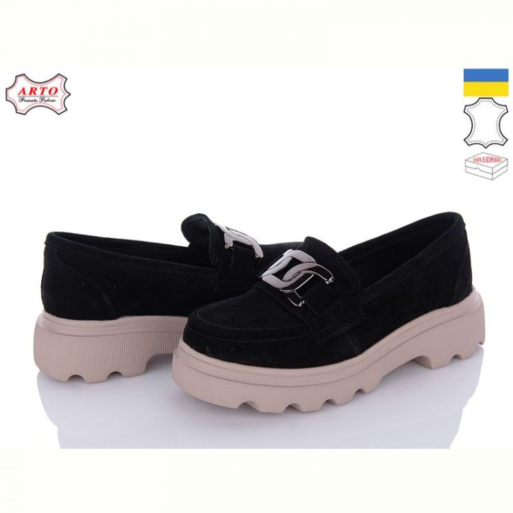Купить Туфли Arto 356 чорний-з на obuv-plus.com.ua