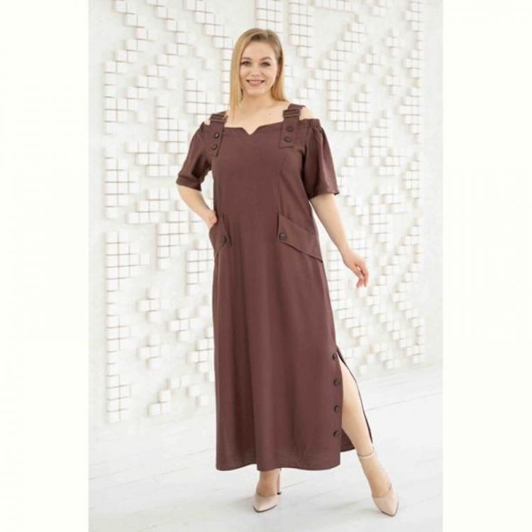 Купить Платье Romeo life RL1001 brown на obuv-plus.com.ua