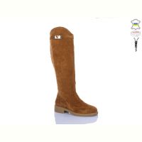 Купить Сапоги Sali 2227-2 коричневий беж-п.демі на obuv-plus.com.ua