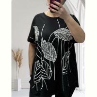 Купить Футболка Elena&Vika 25009 black на obuv-plus.com.ua