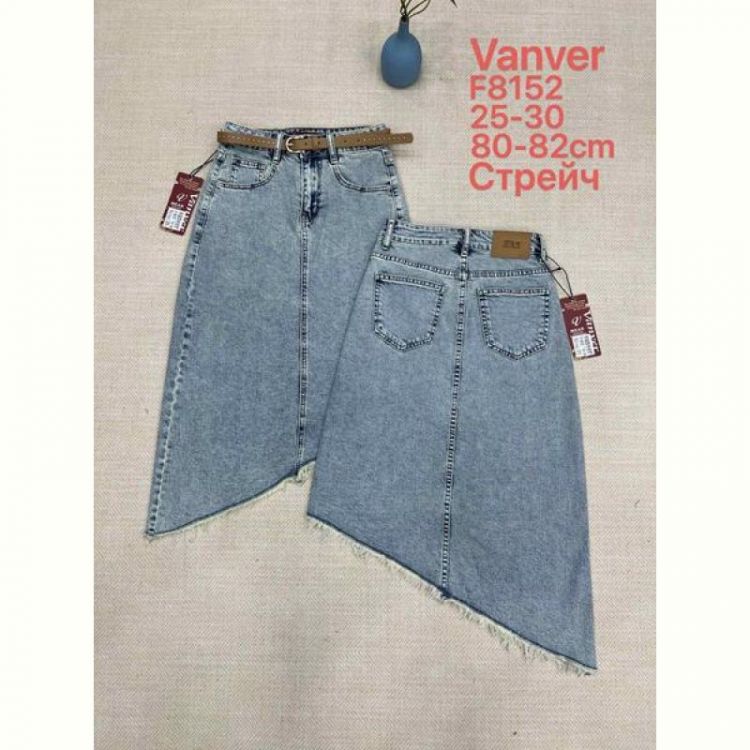 Купить Юбка Vanver F8152 l.blue на obuv-plus.com.ua