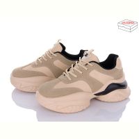 Купить Кроссовки Ailaifa 8118 apricot-black на obuv-plus.com.ua