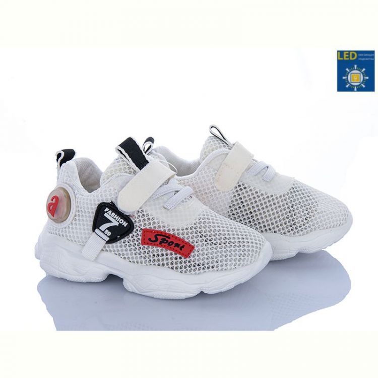 Купить Кроссовки Apawwa NC106-1 white LED на obuv-plus.com.ua