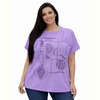 Купить Футболка Elena&Vika 26008 lilac на obuv-plus.com.ua