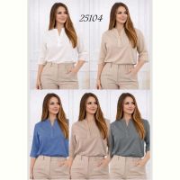 Купить Блузка Elena&Vika 26104 white на obuv-plus.com.ua