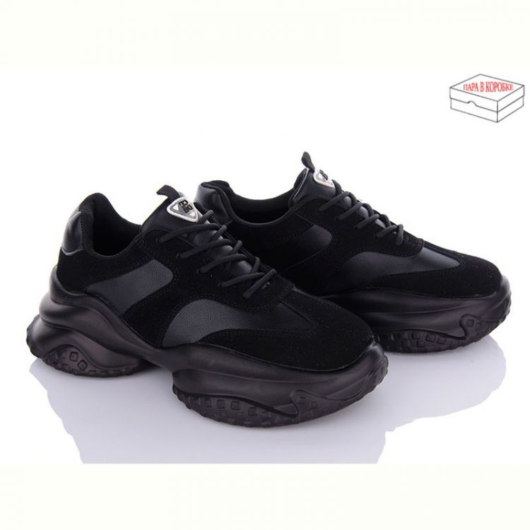 Купить Кроссовки Ailaifa 8118 all black на obuv-plus.com.ua