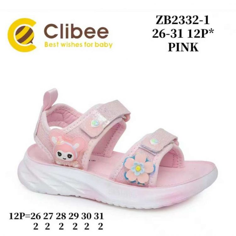 Купить Босоножки Clibee MC-ZB2332-1 pink на obuv-plus.com.ua