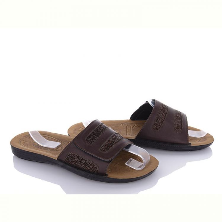 Купить Шлепанцы Oskar Ш5001E brown на obuv-plus.com.ua