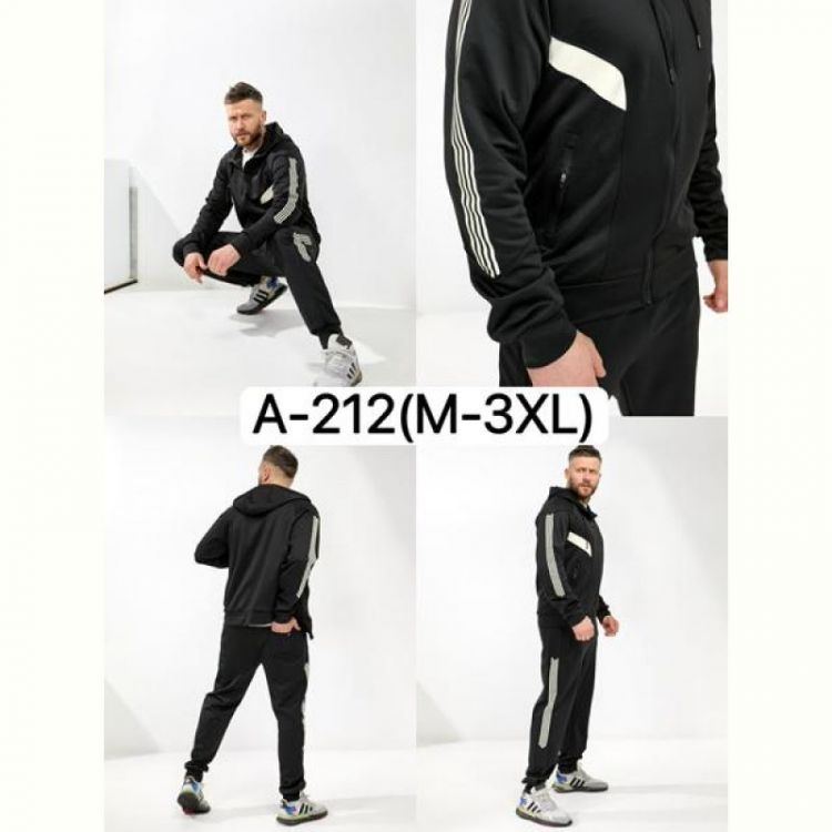 Купить Костюм спорт Ale-Ate A212 black на obuv-plus.com.ua