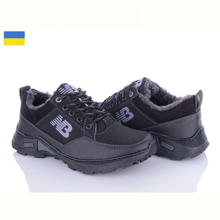 Купить Кроссовки Lvovbaza Ankor Б15 хутро чорний на obuv-plus.com.ua